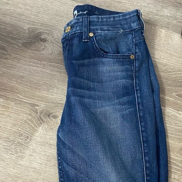 7FAMK Sz 26 midrise cropped skinny - Picture 6 of 11